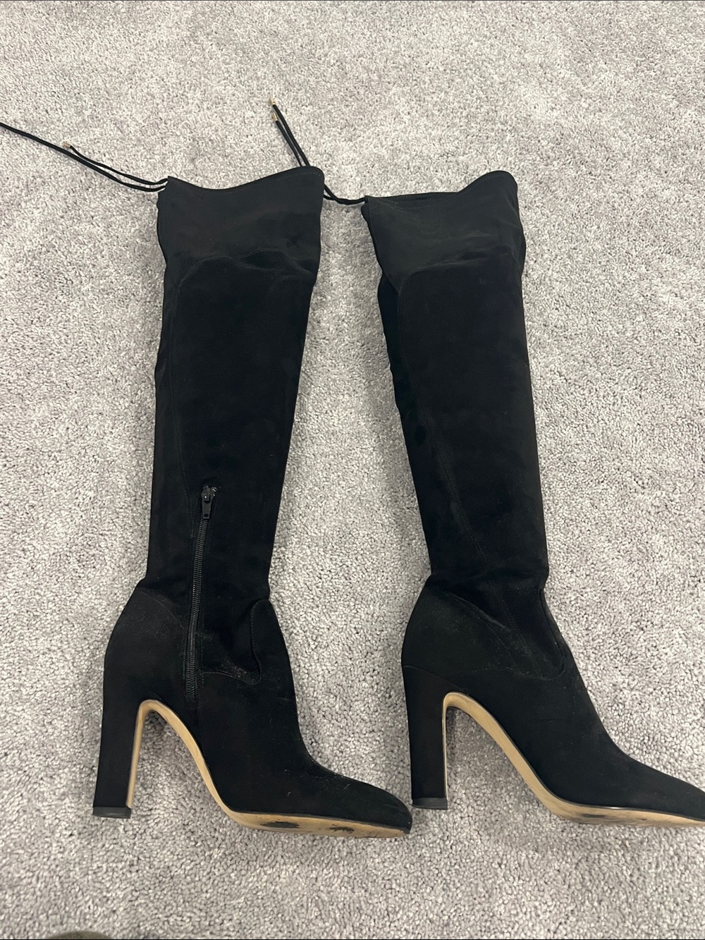 Women's Over-the-Knee Black Stretch Boot